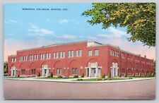 Postcard Marion Indiana Street View of Memorial Coliseum picture