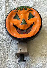 Vintage Japan Halloween Tin Jack-O-Lantern Toy Pumpkin Sparkler Noisemaker picture