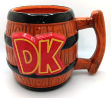 Paladone Donkey Kong Barrel Shaped Coffee Mug Ceramic Cup Game DK NES Nintendo picture
