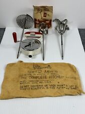 VTG RIVAL SPEED MIXER W/3 Attachments & Bag Handheld Manual Speed Mixer Beaters picture