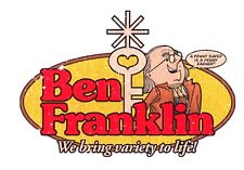 Ben Franklin Store Logo Sticker (Reproduction) picture