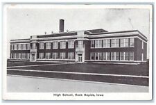 c1920 High School Exterior Building Rock Rapids Iowa Vintage Antique IA Postcard picture