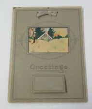 1927 Calendar with Hand Painted Winter Scene picture