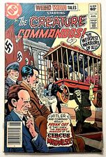 🩸Weird War Tales #114 (1982) Creature Commandos Newsstand Hitler Nazi Cover picture