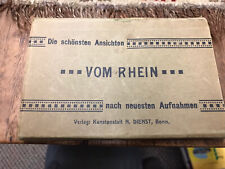 Pre WW1 German postcard booklet “Vom Rhein” picture