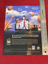 Cloudy With A Chance of Meatballs Sony Promo 2010 Print Ad - Great To Frame picture