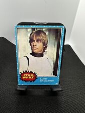 Luke Skywalker 1977 Topps Star Wars Blue Series 1 Rookie Card #1 RC picture