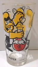 Vintage Simon Bar Sinister Cartoon Glass Pepsi Collector Series  picture