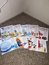 Disney Cakes & Sweets magazines Lot Of 9 Issues Books Only picture