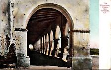 Colonnade Mission San Fernando California Ca Old Ruins Chapel Antique Postcard picture