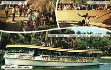 Vintage Postcard Jungle Queen III Under US Coast Guard Insp. Fort Lauderdale FL picture