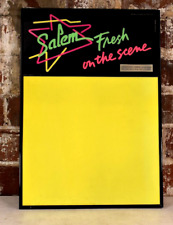 Vintage 1989 Salem Cigarettes Neon Dry-Erase Board Fresh On The Scene picture