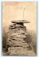 1907 Chimney Rock Near Gauley Bridge WV Mendon MA Posted Antique Postcard picture