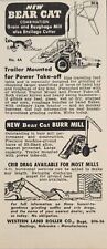 1959 Print Ad Bear Cat Combination Grain Mills Western Land Hastings,Nebraska picture