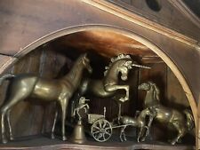 Solid Brass Unicorn And Horse Collection picture