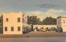 North Little Rock Arkansas Downtown Motel East Broadway Linen 1945 Postcard 9408 picture