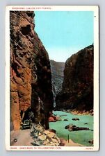 Yellowstone National Park, Shoshone Canyon Tunnel Series #17236 Vintage Postcard picture