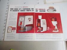 trade magazine ad 1964 CARNATION hot cocoa dispenser Hires root beer Crush soda picture