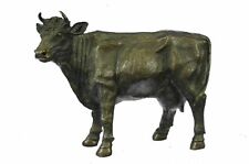 Bronze Abstract Bronze Bull Horns Statue Figurine Sculpture Stock Figurine Figur picture