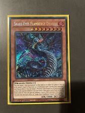 Snake-Eyes Flamberge Dragon AGOV-EN010 Secret Rare 1st Edition picture