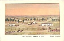 Postcard Whitman Mission 1845 Walla Walla WA Washington by William Jackson L-144 picture