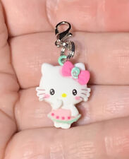 Silver Hello Kitty Charm Zipper Pull & Keychain Add On Clip picture