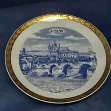 Vintage Collector's Plate Of PRAHA Capitol Czech Republic Made in Czechoslovakia picture