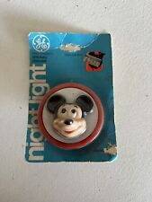 1977 GE WALT DISNEY MICKEY MOUSE GENERAL ELECTRIC NIGHT NITE LIGHT SEALED VTG picture