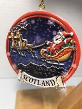 Ornament Scotland Round Merry Christmas From Scotland  picture