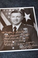 Lt. General Paul Blackwell Signed 8x10 Photo Army Commander 24th Infantry picture