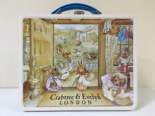 Crabtree & Evelyn Metal Lunchbox Peter Rabbit Beatrix Potter 1985 Empty VG picture