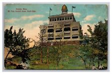 Postcard Holyoke Massachusetts Mt. Tom Summit House South Side picture