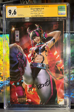 CGC SS 9.6 Street Fighter 6 #4 Artgerm NYCC Virgin Juri Variant Signed Chew picture