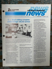 Rare Vintage 1983 Original International Hough product Support News newsletter picture