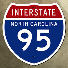 North Carolina interstate 95 Fayetteville highway route marker road sign 12x12 picture