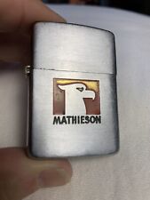 Zippo vintage 1952 lighter ad Mathieson ammunition Rare ￼ picture