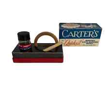 Vintage 1950's Carters  Ink Quickset Americana Box Laundry Room Decor USA picture