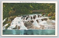 Postcard Paradise Falls Cresco Pennsylvania c1920 picture