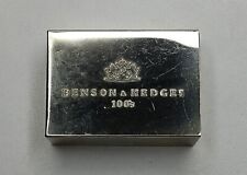 Vintage Benson & Hedges 100's Brass Metal Pocket Travel Ashtray picture