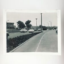Mannheim Germany Highway Cars Photo 1960s Army Soldier Military Snapshot A3955 picture