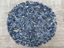 Grade A++ Blue Kyanite Semi Tumbled Gemstone Mini Chips 5-18 mm, Wholesale Bulk picture
