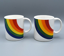 FTD Rainbow Mug Lot of 2 Stranger Things Vintage 1988 picture
