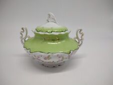 ANTIQUE New Habsburg Austria Porcelain Covered Bowl - Pre 1910 picture