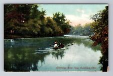Columbus OH-Ohio, Olentangy River, Antique, Vintage Souvenir Postcard picture