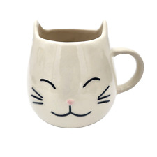 World Market Oversized Coffee Tea Mug Cat Kitty Face picture