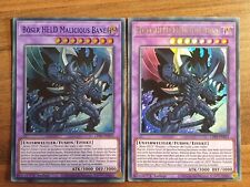 2x Yu-Gi-Oh LDS3-DE033 Bad HELD Malicious Bane Ultra Rare NM 1st Ed picture