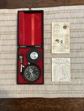 VINTAGE JAEGER WATCH CO PORTABLE INDICATOR TACHOMETER US Navy 1945 picture