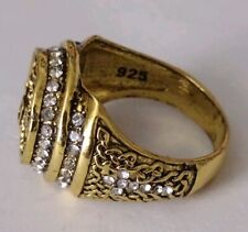 Vintage Masonic Gold Ring (SIZE 7) Freemason Scottish Rite 32° Ring picture