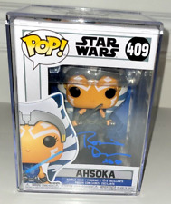 Funko Pop Ahsoka Mandalorian Star Wars  #409 signed Rosario Dawson JSA COA picture