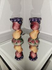 Noble Excellence Napa Valley Candlestick Fruit Pair (2pcs) 6½